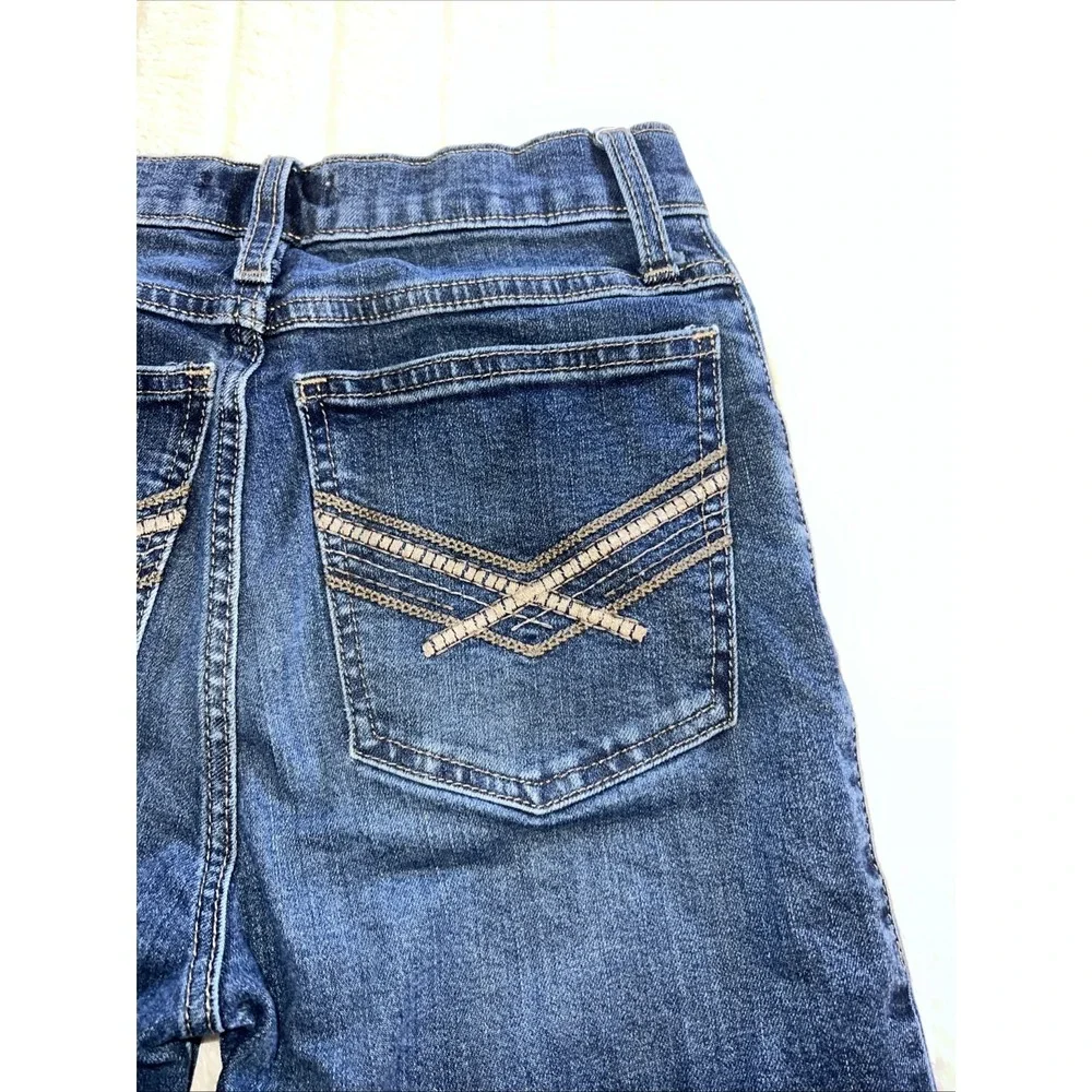 Wrangler 20X Bootcut Jeans Boys 16 Slim Dark Wash Vintage Blue Cowboy Western